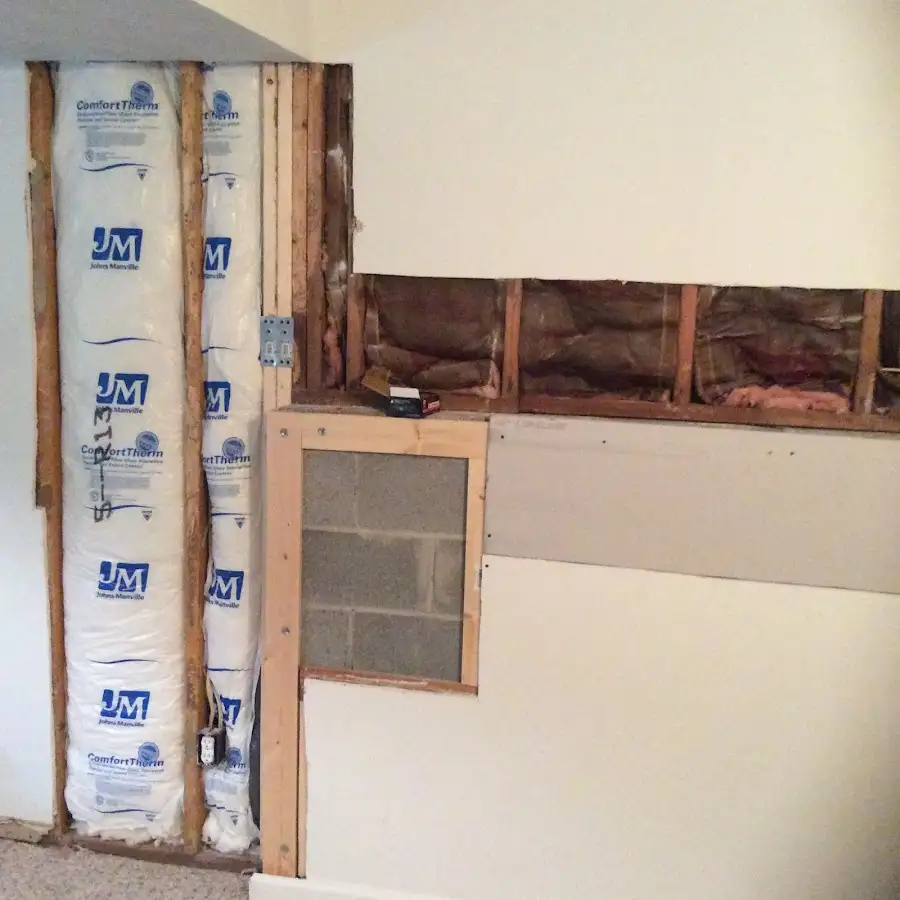Wall insulation replacement during Contents Cleaning & Restoration in Findlay